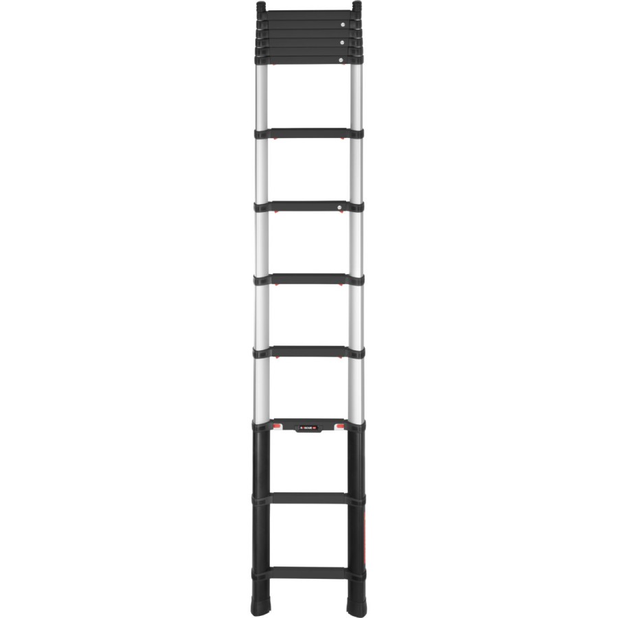 SCARA TELESCOPICA MODEL RESCUE - 4.1M - BLACK - STEP COVERS - TYPE B
