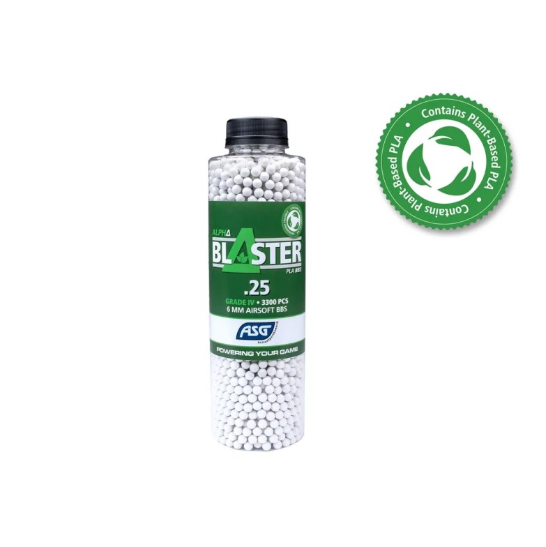BILE ALPHA BLASTER BIODEGRADABILE 0.25G - 3300 BUC.