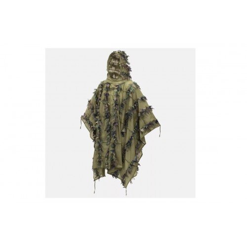 PONCHO DE CAMUFLAJ MODEL LEAF GHILLIE - US WOODLAND
