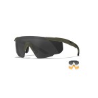 OCHELARI CU PROTECTIE BALISTICA MODEL SABER - ADV SMOKE/CLEAR/RUST - OD FRAME