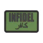 PATCH CAUCIUC LARGE - INFIDEL - FOREST