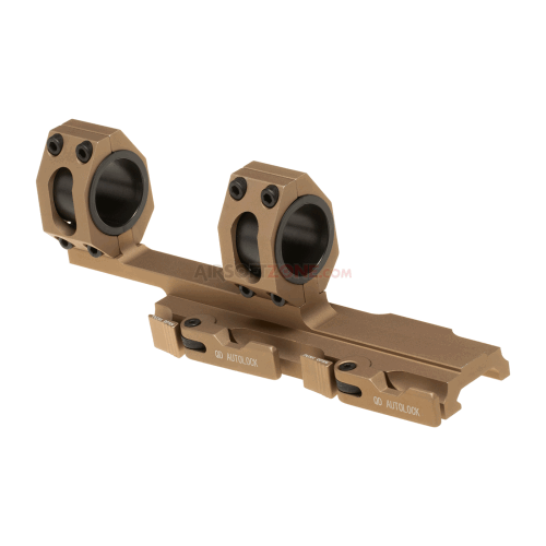 TACTICAL TOP RAIL EXTENDED MOUNT BASE 25.4MM / 30MM - DESERT