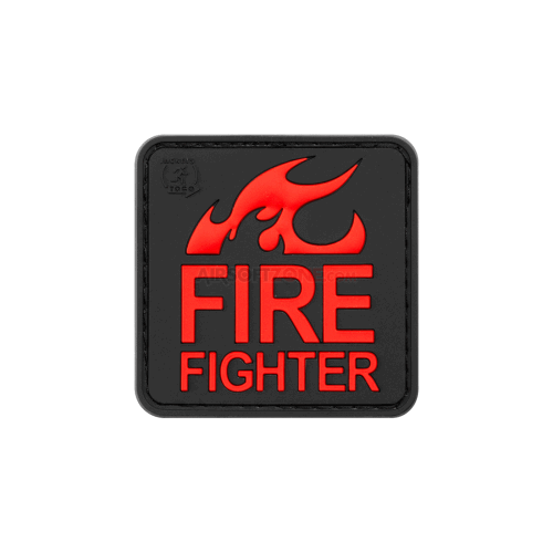 PATCH CAUCIUCAT - FIRE FIGHTER - BLACKMEDIC