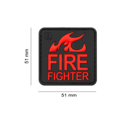 PATCH CAUCIUCAT - FIRE FIGHTER - BLACKMEDIC