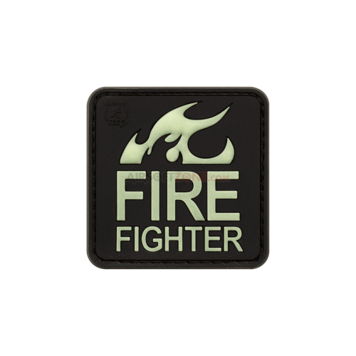 PATCH CAUCIUCAT - FIRE FIGHTER - GLOW IN THE DARK