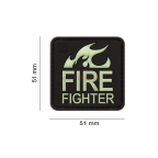 PATCH CAUCIUCAT - FIRE FIGHTER - GLOW IN THE DARK