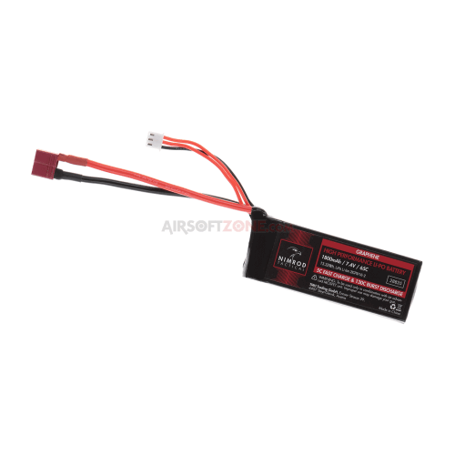 LI-PO - ACUMULATOR 7.4V - 1800MAH - 65C GRAPHENE - MINI TYPE - T-PLUG