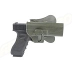 Amomax Polymer Tactical Holster for Glock 17/22/31, KWA ATP Series, APS ACP Series - OD