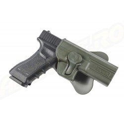 Amomax Polymer Tactical Holster for Glock 17/22/31, KWA ATP Series, APS ACP Series - OD