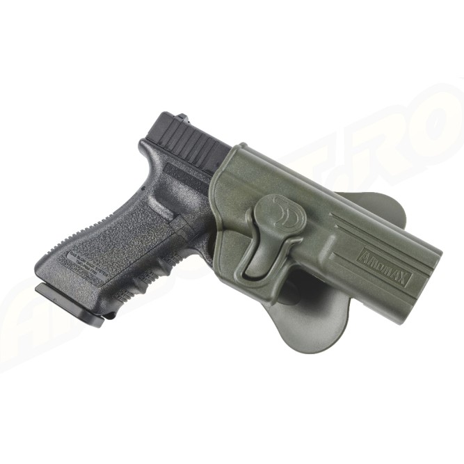 Amomax Polymer Tactical Holster for Glock 17/22/31, KWA ATP Series, APS ACP Series - OD