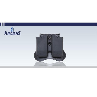 PORT INCARCATOR DUBLU UNIVERSAL PENTRU M9/P226/CZ P-09 - NEGRU