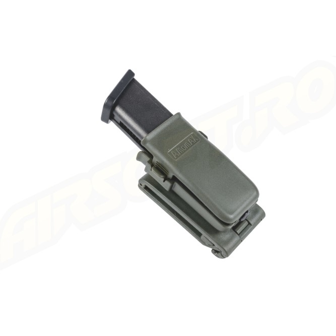 Amomax Porta-caricatore singolo in polimero per calibro 9 mm, .40, .45 - OD