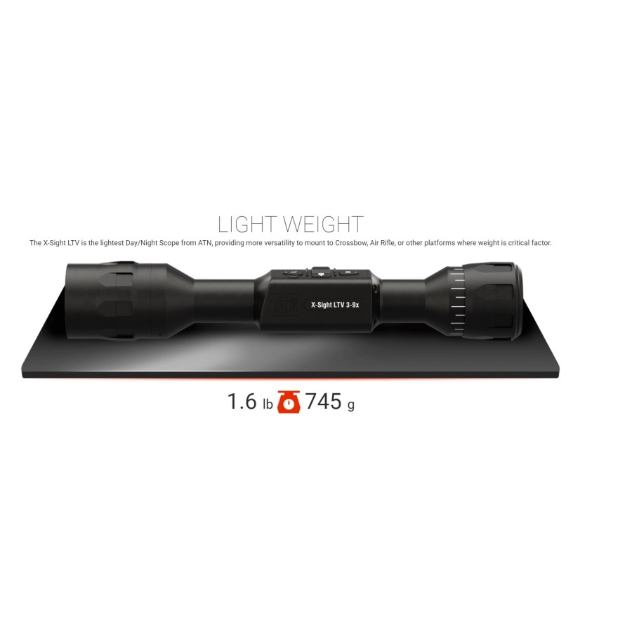 ATN X-SIGHT LTV 3-9X - OTTICA DIGITALE GIORNO/NOTTE PER FUCILE