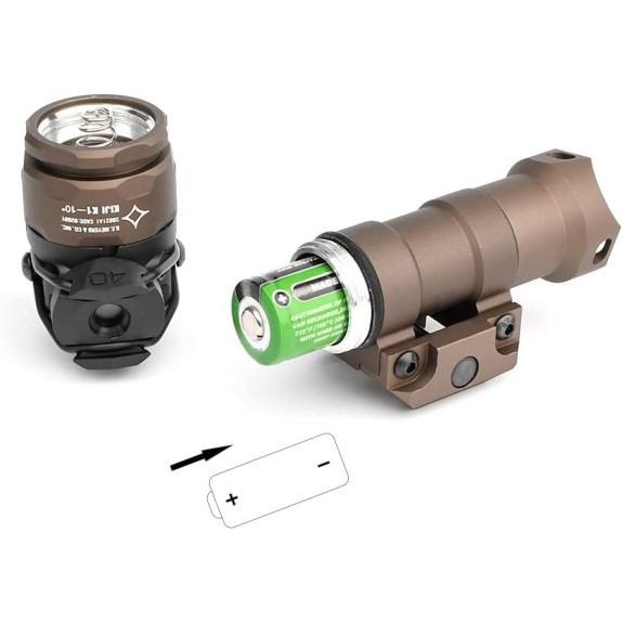 LANTERNA KIJI K1 CU LED ALB - SWITCH DUBLU