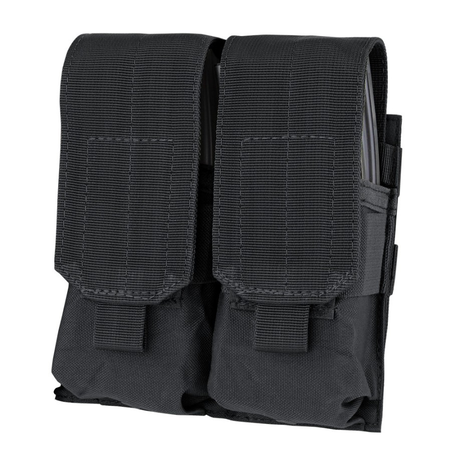 PORT INCARCATOR DUBLU  - BLACK