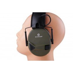 EARMOR M30 ELECTRONIC HEARING PROTECTOR  - FOLIAGE GREEN