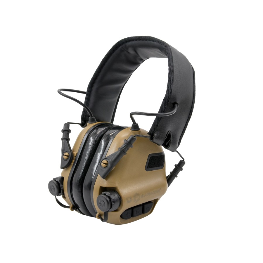 EARMOR M31 ELECTRONIC HEARING PROTECTOR  - COYOTE BROWN
