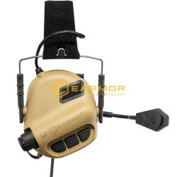 EARMOR PROTEZIONE ACUSTICA CON APPARATO RADIO M32 TACTICAL MOD3 - MARRONE TAN