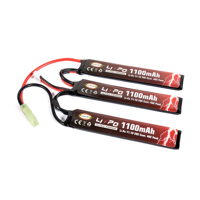 EVOLUTION SOFTAIR ACUMULTOR LI-PO - ULTRA POWER - 11.1V - 1100MAH - 20C - 40C