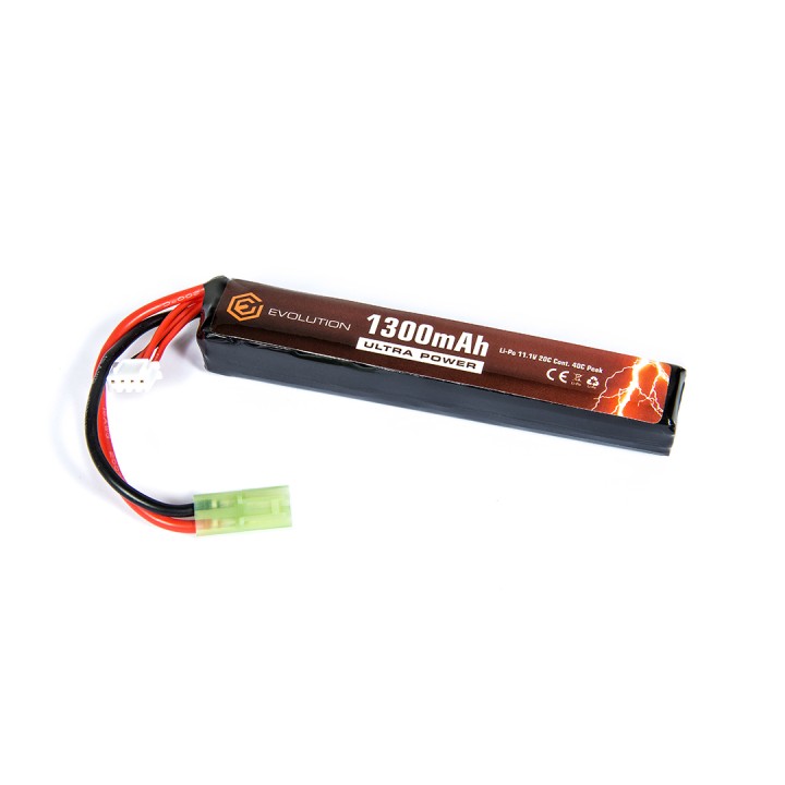 EVOLUTION BATTERIA LIPO ULTRA POWER - 11.1V - 1300 MAH - 20C - 40C PEAK