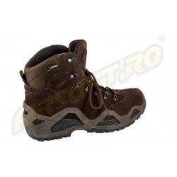 LOWA Z-6S GTX MID TACTICAL BOOTS - DARK BROWN