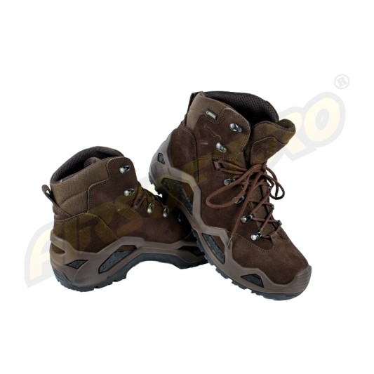 LOWA Z-6S GTX MID TACTICAL BOOTS - DARK BROWN