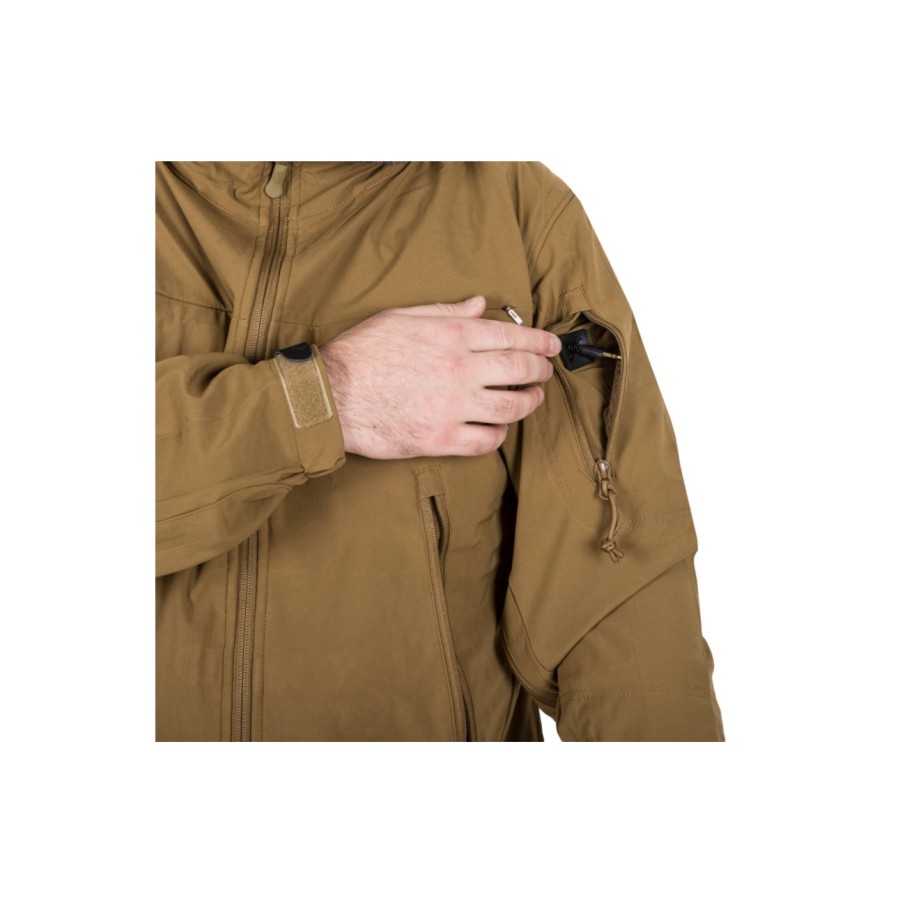 JACHETA COUGAR QSA HID - SOFT SHELL WINDBLOCKER - BLACK