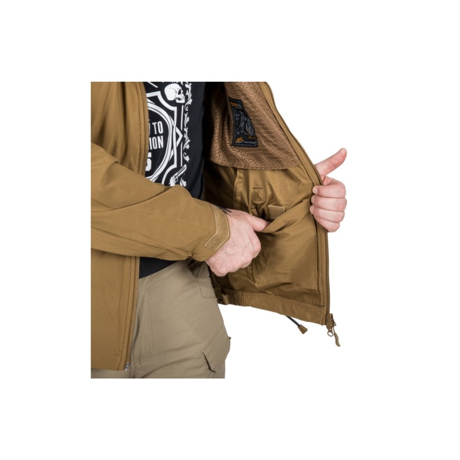 JACHETA COUGAR QSA HID - SOFT SHELL WINDBLOCKER - BLACK