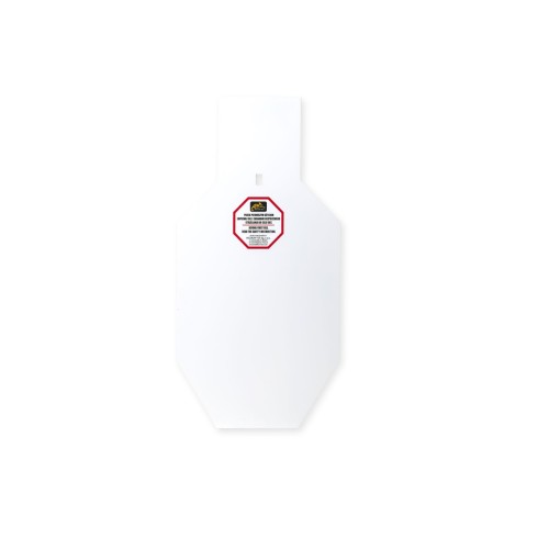 SRT TORSO TARGET - HARDOX 600 STEEL - WHITE