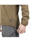 JACHETA MODEL ALPHA HOODIE  - GRID FLEECE - BLACK