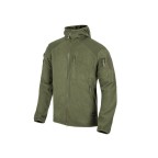 JACHETA MODEL ALPHA HOODIE  - GRID FLEECE - OLIVE GREEN
