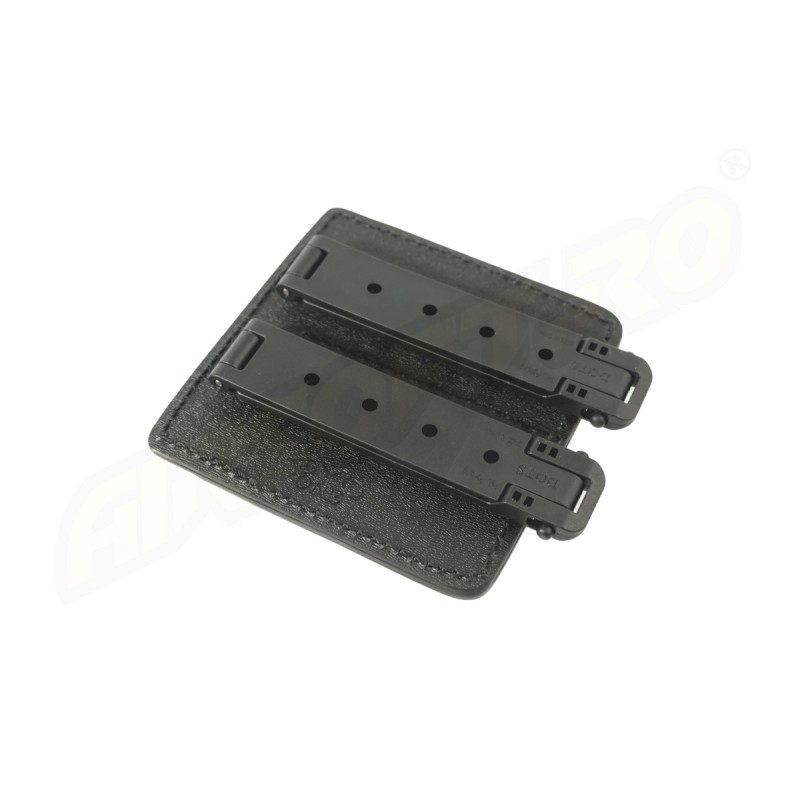 KING COBRA PORTA CARICATORE DOPPIO MOLLE ML - KYDEX - PER GLOCK17 - NERO