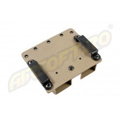 PORT INCARCATOR DUBLU BR - KYDEX - PENTRU GLOCK17 - TAN
