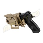 TEACA PENTRU CZ P-09 MODEL EVO5 ARES (TAN)