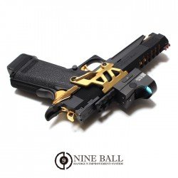 NINE BALL ALUMINUM MOUNT BASE NEO GOLD FOR TM GB HI-CAPA 5.1/4.3 HI-CAPA