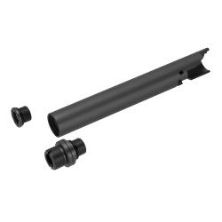 NINE BALL 2 WAY FIXED - NON-RECOILING OUTER BARREL FOR HI CAPA 5.1 D.O.R - BLACK