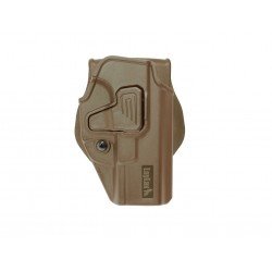 LAYLAX FONDINA PER LE SERIE GLOCK - CQC BATTLE STYLE - DESTRA - TAN