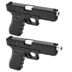 TEAVA EXTERNA - 2 WAY FIXED -  NON-RECOILING PT. G 17 - GEN IV - SILVER