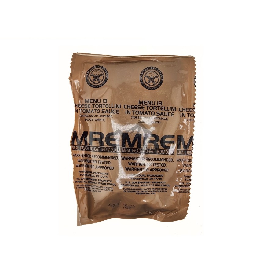 MRE - MENU 13 - CHESEE TORTTELINI IN TOMATO SAUCE