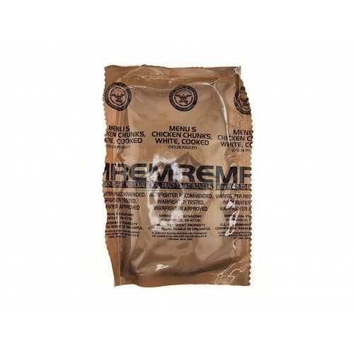 MRE - MENU 5 - CICKEN CHUNKS, WHITE, COOKED
