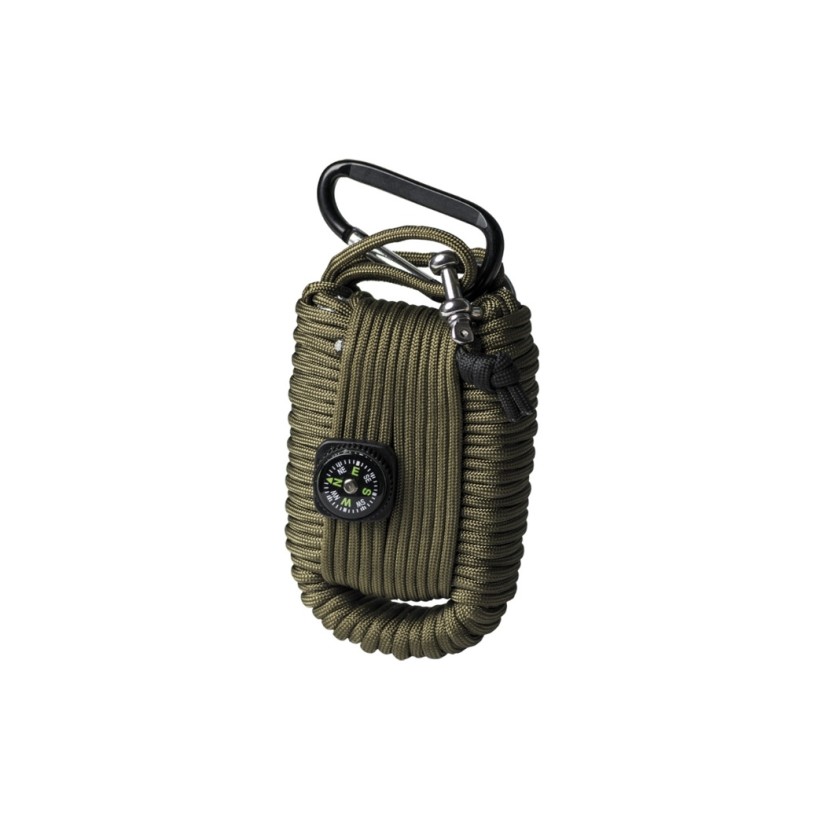 MIL-TEC OD PARACORD SURVIVAL KIT LARGE