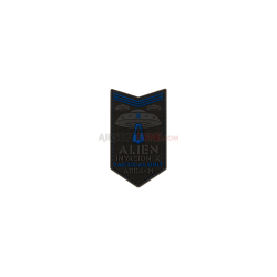 PATCH CAUCIUC - ALIEN INVASION TACTICAL UNIT - BLUE