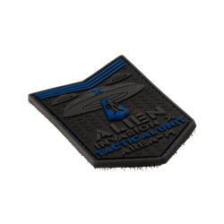 PATCH CAUCIUC - ALIEN INVASION TACTICAL UNIT - BLUE