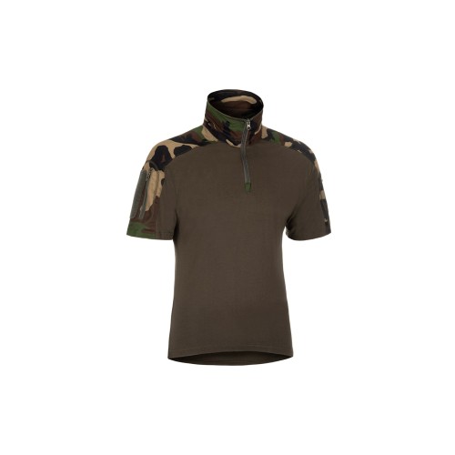COMBAT SHIRT - SHORT SLEEVE - WOODLAND