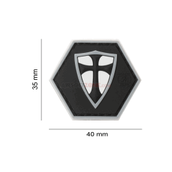 PATCH CAUCIUC - RECTE FACIENDO SHIELD - SWAT
