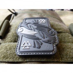 PATCH CAUCIUC - ODINS RAVEN - GREY