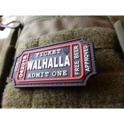 PATCH CAUCIUC - LARGE WALHALLA TICKET - SWAT
