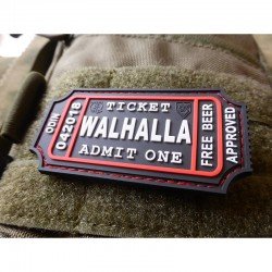 PATCH CAUCIUC - LARGE WALHALLA TICKET - SWAT