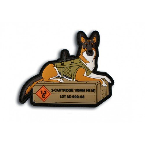 PATCH GERMAN SHEPARD TACTICAL DOG