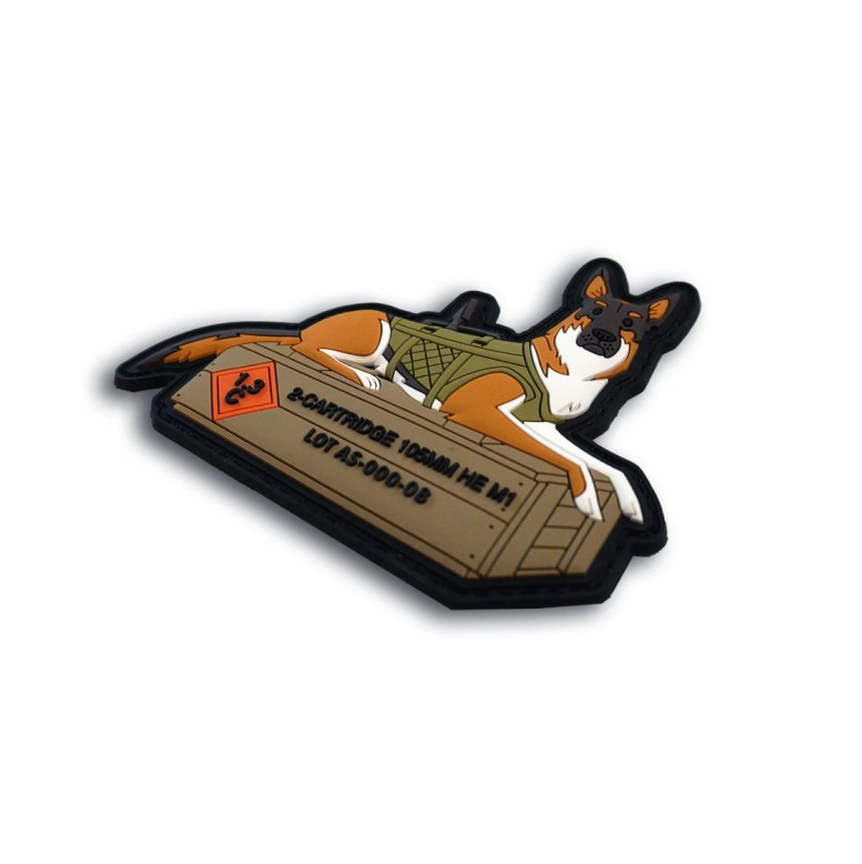 PATCH GERMAN SHEPARD TACTICAL DOG